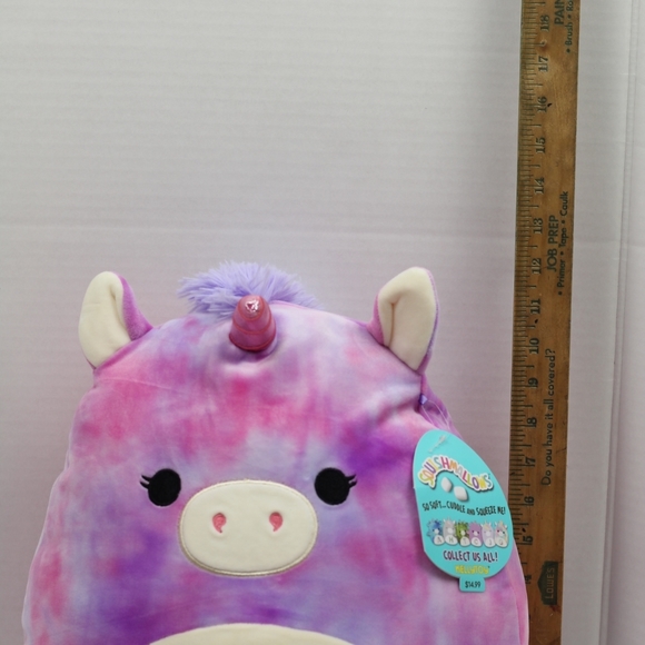 Squishmallows 12" Monogrammed Letter 'P' Unicorn - Picture 5 of 12
